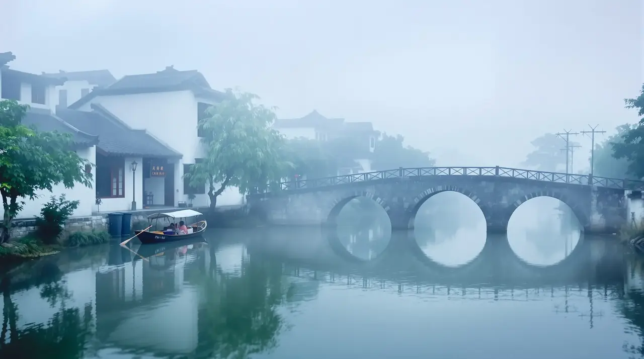 古镇漫步｜青石板路与烟雨江南